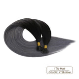 I Tip Human Hair Extensions Machine Remy Keratin Fusion Hair 14-24'' Highlight Color Hair Pre Bonded Extension 0.8g/strand