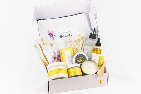 Care Package, Handmade Natural Bath & Body Gift Box, Thank You Gift