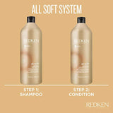 Redken All Soft Conditioner | For Dry/Brittle Hair | Moisturizes & Provides Intense Softness | With Argan Oil