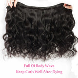 ALIBELE HAIR Malaysian Body Wave 3 4 Bundles With Closure Natural Hair Weave Extensions Remy Human Hair Bundles With Closure