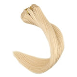 Blonde Extensions Human Hair Blonde Color #613 9 Pcs 100g Clip in Hair
