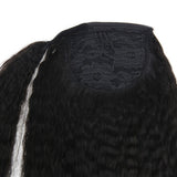 Clip in Ponytail Hair Extensions  #1B