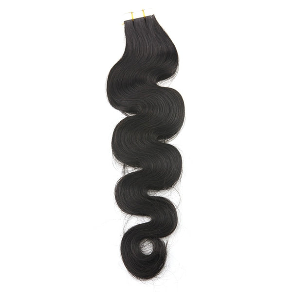 Body Wave Tape in Human Hair Extensions