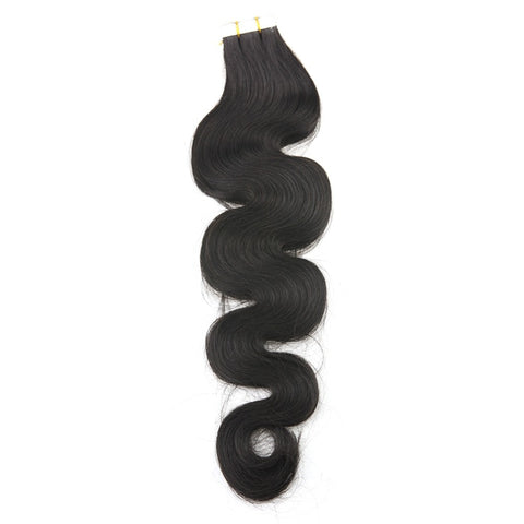 Body Wave Tape in Human Hair Extensions