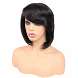 Camila | Short Natural Black Bob Wigs