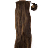 100% brazilian remy wrap around human hair ponytail extensions for little girls #USA