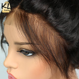 KL Full Lace Human Hair Wigs With Baby Hair Ombre Color 1B/27 Glueless Pre Plucked Hairline Brazilian Remy Hair Wavy Lace Wigs