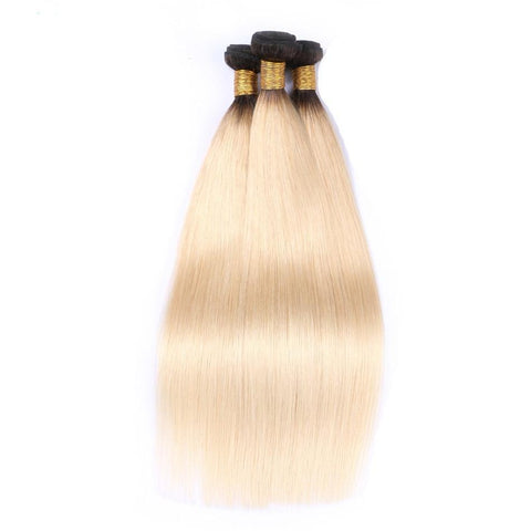 1B/613 Blonde Russian Straight Remy Human Hair