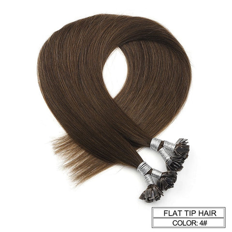 Flat Tip Keratin Pre Bonded Hair #4