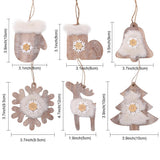 OurWarm DIY Craft Felt Christmas Tree Cone Toddler Baby Gift Xmas Tree Ornaments Christmas Decoration for Home New Year 2018