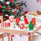 QIFU 10pcs Santa Claus Christmas Gift Bags Christmas Candy Bag Xmas Presents Packing Bag Natal Navidad 2019 Happy New Year 2020