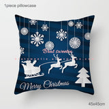 Santa Claus Wine Cap Chair Cover Christmas Dinnerware Table Party Xmas Red Hat Tableware Covers Christmas Decorations for Home