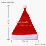 Santa Claus Wine Cap Chair Cover Christmas Dinnerware Table Party Xmas Red Hat Tableware Covers Christmas Decorations for Home