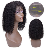 Short Curly Lace Front Human Hair Wigs Pre Plucked With Baby Hair Brazilian Remy Hair Bob Lace Front Wigs For Black Women