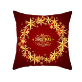 Sofa Car Christmas Cushion Cover for Home 2020 Xmas Ornaments Gifts Christmas Decor Happy New Year Christmas Pillow Case 5z