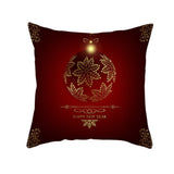 Sofa Car Christmas Cushion Cover for Home 2020 Xmas Ornaments Gifts Christmas Decor Happy New Year Christmas Pillow Case 5z