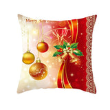 Sofa Car Christmas Cushion Cover for Home 2020 Xmas Ornaments Gifts Christmas Decor Happy New Year Christmas Pillow Case 5z