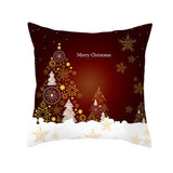 Sofa Car Christmas Cushion Cover for Home 2020 Xmas Ornaments Gifts Christmas Decor Happy New Year Christmas Pillow Case 5z