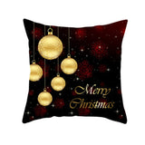 Sofa Car Christmas Cushion Cover for Home 2020 Xmas Ornaments Gifts Christmas Decor Happy New Year Christmas Pillow Case 5z