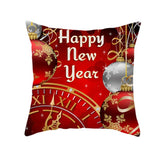Sofa Car Christmas Cushion Cover for Home 2020 Xmas Ornaments Gifts Christmas Decor Happy New Year Christmas Pillow Case 5z