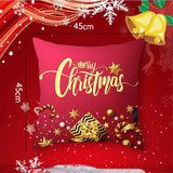 Sofa Car Christmas Cushion Cover for Home 2020 Xmas Ornaments Gifts Christmas Decor Happy New Year Christmas Pillow Case 5z
